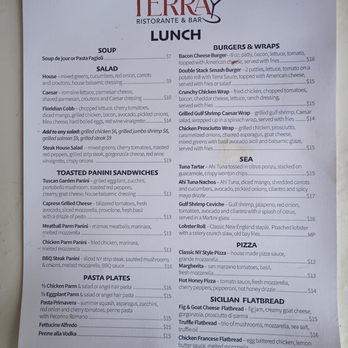 Terra Ristorante & Bar - Menu Jan 2025 lunch - Italian Near Me - Delray Beach, Florida Terra Ristorante & Bar - Menu Jan 2025 lunch - Italian Near Me - Delray Beach, Florida