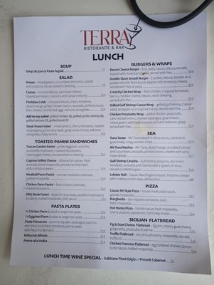 Menu photo 4 Terra Ristorante & Bar Delray Beach, FL Menu photo 4 Terra Ristorante & Bar Delray Beach, FL