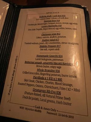 Menu photo 3 Tabaré Bushwick Brooklyn, NY Menu photo 3 Tabaré Bushwick Brooklyn, NY