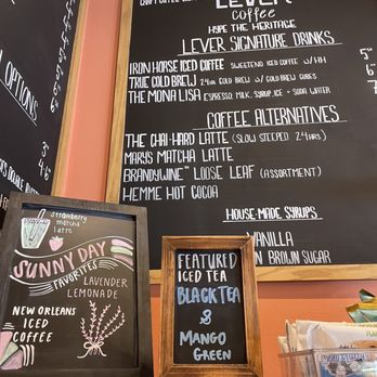 Lever Coffee - Menu - Coffee & Tea Near Me - Alamo, California Lever Coffee - Menu - Coffee & Tea Near Me - Alamo, California