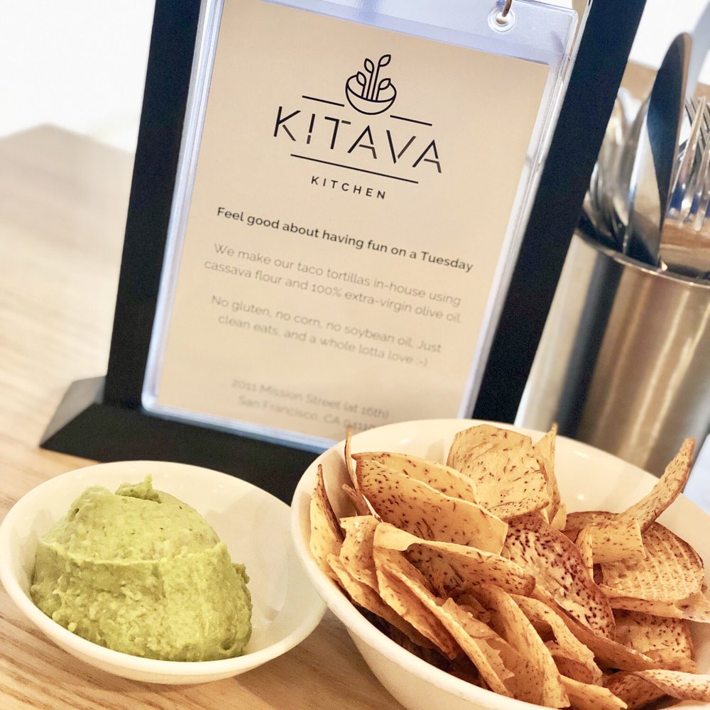 Kitava - Taro chips and mashed Avocado Mash - Gluten-Free Near Me - San Francisco, California