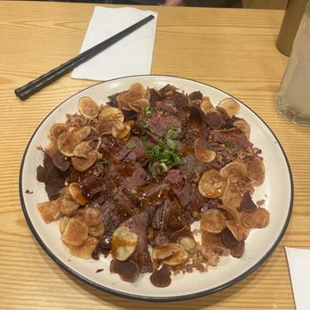 Tendon Kohaku - Steak and carrot dish - Japanese Near Me - Bellevue, Washington
