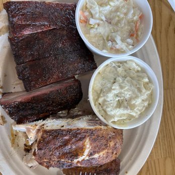 LD's BBQ - 1/4 chicken, white meat; 1/4 rack of ribs; coleslaw and potato salad. Yum - Barbeque Near Me - East Troy, Wisconsin LD's BBQ - 1/4 chicken, white meat; 1/4 rack of ribs; coleslaw and potato salad. Yum - Barbeque Near Me - East Troy, Wisconsin
