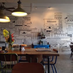 Little King Cafe - Wonder who did their wall mural...