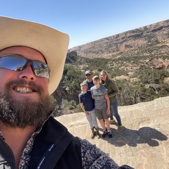 Palo Duro Creek Ranch - Our driver sneaking into our photo - Tours Near Me - Canyon, Texas