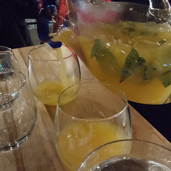 Tapagria Spanish Tapas - Peach & basil sangria - Spanish Near Me - Markham, Ontario Tapagria Spanish Tapas - Peach & basil sangria - Spanish Near Me - Markham, Ontario
