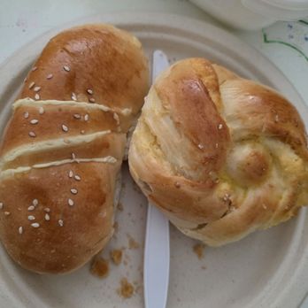 Sweet Passion Bakery - Cocktail bun and coconut bun - Bakeries Near Me - San Francisco, California