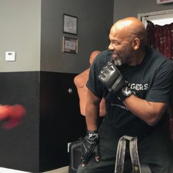 The Academy of Applied Martial Arts - The Shihan having a little fun sparring with the students
