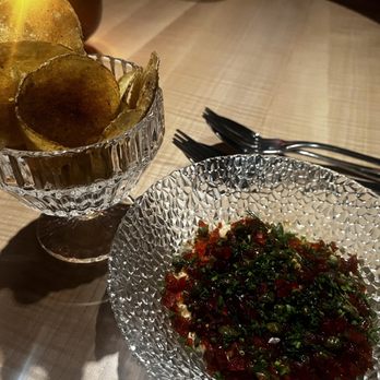 June On Cambie - Trout rilette with house chips - Desserts Near Me - Vancouver, British Columbia