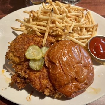 J. Alexander's - Nashville hot Chicken Sandwich. Nice heat. - Steakhouses Near Me - Clifton, New Jersey