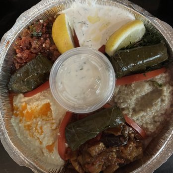 Bosphorus Mediterranean Cuisine - Mix Cold Appetizer. Tzatziki is AWESOME - Turkish Near Me - Glassboro, New Jersey