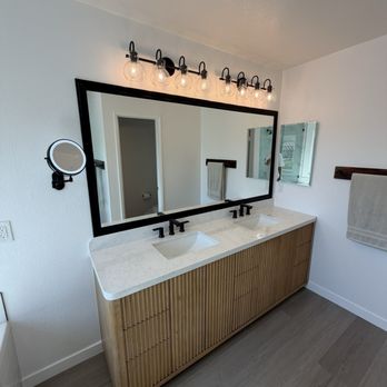 California Home Center - New vanity, upgraded lighting and electrical - General Contractors Near Me California Home Center - New vanity, upgraded lighting and electrical - General Contractors Near Me