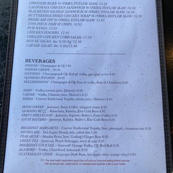 Buckley's On Queen Anne - Brunch menu - American Near Me - Seattle, Washington