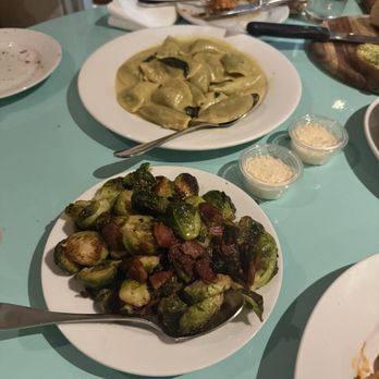 Giacomo's Cibo e Vino - More Brussels sprouts and sage butter ravioli - Italian Near Me - Houston, Texas Giacomo's Cibo e Vino - More Brussels sprouts and sage butter ravioli - Italian Near Me - Houston, Texas