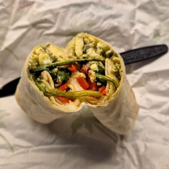 Tropical Smoothie Cafe - Spinach Feta & Pesto Wrap - Juice Bars & Smoothies Near Me - Middleburg Heights, Ohio Tropical Smoothie Cafe - Spinach Feta & Pesto Wrap - Juice Bars & Smoothies Near Me - Middleburg Heights, Ohio