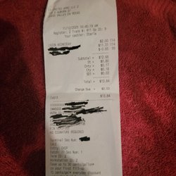 Rocket - November 12 receipt