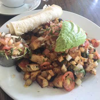 Blu Jam Cafe - Tex mex tofu breakfast scramble -- sooooo delicious! - Breakfast & Brunch Near Me - Sherman Oaks, California Blu Jam Cafe - Tex mex tofu breakfast scramble -- sooooo delicious! - Breakfast & Brunch Near Me - Sherman Oaks, California