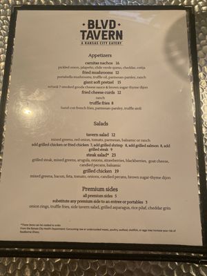 Menu photo 4 Blvd Tavern Kansas City, MO Menu photo 4 Blvd Tavern Kansas City, MO