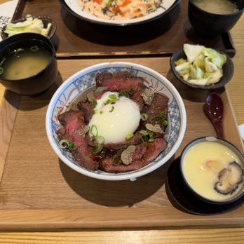 Tendon Kohaku - Black Truffle Grilled Steak - Japanese Near Me - Bellevue, Washington