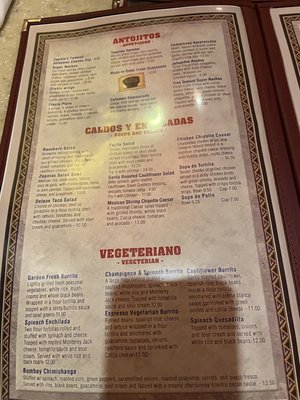 Menu photo 4 Zapatas Mexican Restaurant Charlotte, NC