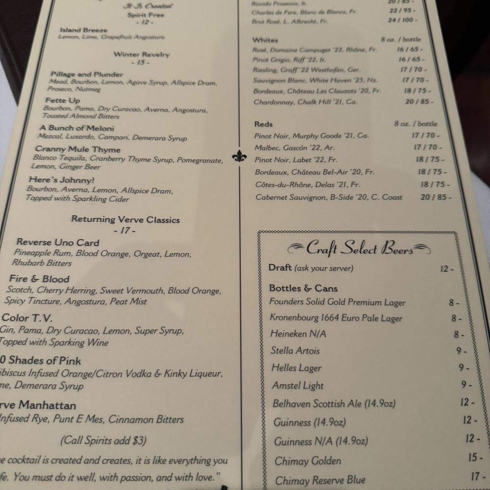 Verve Restaurant - French Near Me - Somerville, New Jersey Verve Restaurant - French Near Me - Somerville, New Jersey