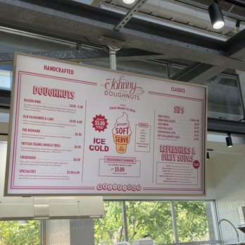 Johnny Doughnuts - Menu - Donuts Near Me - Napa, California