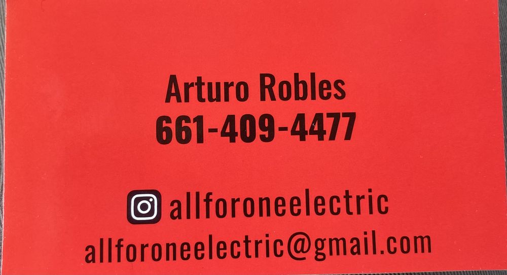 Slide of All For One Electric