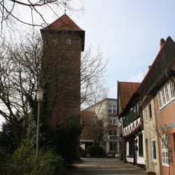 Ratsmühle Lüneburg - ..die Strasse" bei der Ratsmühle"