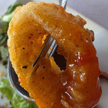 OTH Chophouse - Close-up of a Fried Calamari. - Steakhouses Near Me - Roanoke, Virginia OTH Chophouse - Close-up of a Fried Calamari. - Steakhouses Near Me - Roanoke, Virginia