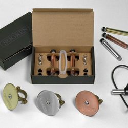 Sögreni Accessories: lamps, bells and a trouser strap.