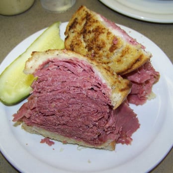 Slyman's Restaurant - Corned beef reuben. - American Near Me - Cleveland, Ohio Slyman's Restaurant - Corned beef reuben. - American Near Me - Cleveland, Ohio