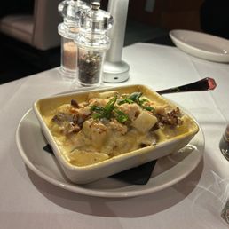 THREE CHEESE MAC WITH LOBSTER