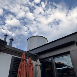 Warfield Distillery & Brewery - Patio view