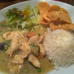Coach & Horses - The best Thai Green Chicken Curry I've ever tasted.