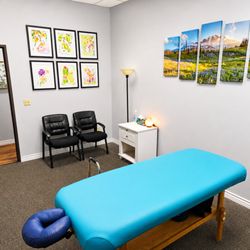 Koi Chiropractic and Acupuncture - Acupuncture Treatment Room. Michael Mark LA.c Dipl O.M. Koi Chiropractic and Acupuncture.