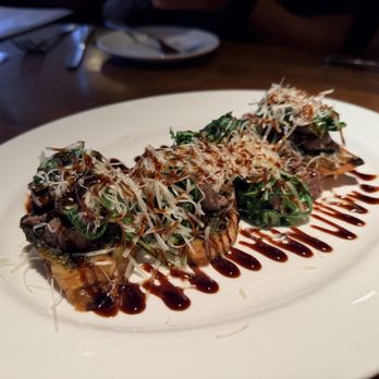 Winewood - Tenderloin Bruschetta - New American Near Me - Grapevine, Texas Winewood - Tenderloin Bruschetta - New American Near Me - Grapevine, Texas