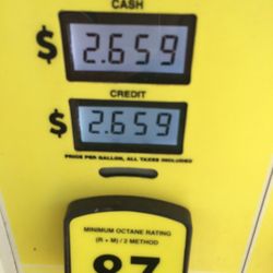Shell - Regular is rising fast ... thanks Irma #Hurricane