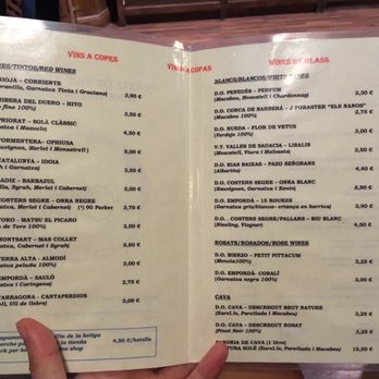 Zona d'Ombra Enoiteca - Wine menu - Wine Bars Near Me - Barcelona, BCN Zona d'Ombra Enoiteca - Wine menu - Wine Bars Near Me - Barcelona, BCN