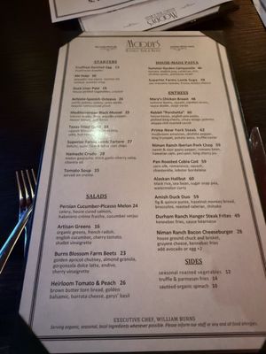 Menu photo 1 Moody's Bistro Bar & Beats Truckee, CA Menu photo 1 Moody's Bistro Bar & Beats Truckee, CA
