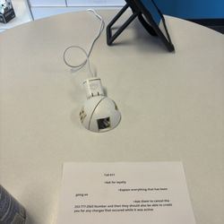AT&T Store - Megan's typed up note she gave to her coworker Bri, to give to me