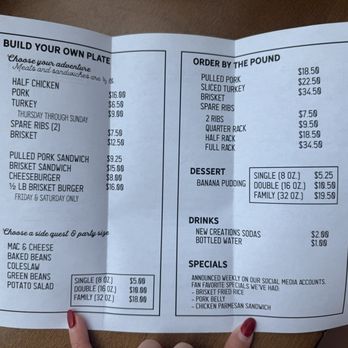 It's Different BBQ Company - Menu - Barbeque Near Me - Buford, Georgia