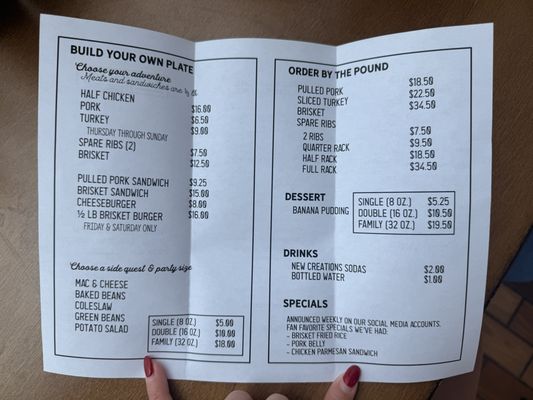 Menu photo 1 It's Different BBQ Company Buford, GA