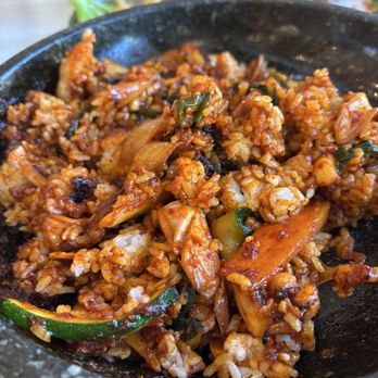 The Dae Mun - Squid rice hot plate (dolpan) - Korean Near Me - Alhambra, California The Dae Mun - Squid rice hot plate (dolpan) - Korean Near Me - Alhambra, California