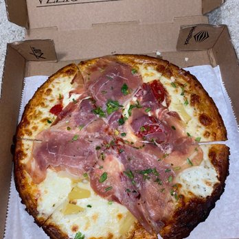 1803 Pizza Kitchen - Crust looks a little burnt but I would like to confirm that it was actually perfect and is just darker because it it cauliflower crust!! - Pizza Near Me - Orlando, Florida 1803 Pizza Kitchen - Crust looks a little burnt but I would like to confirm that it was actually perfect and is just darker because it it cauliflower crust!! - Pizza Near Me - Orlando, Florida