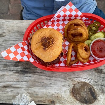 Smokey Mo - Tri-Tip Sandwich and onion rings - Barbeque Near Me - Tucson, Arizona Smokey Mo - Tri-Tip Sandwich and onion rings - Barbeque Near Me - Tucson, Arizona