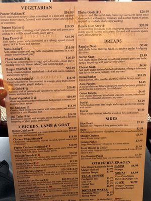 Menu photo 2 Aditi Indian Dining Alexandria, VA Menu photo 2 Aditi Indian Dining Alexandria, VA