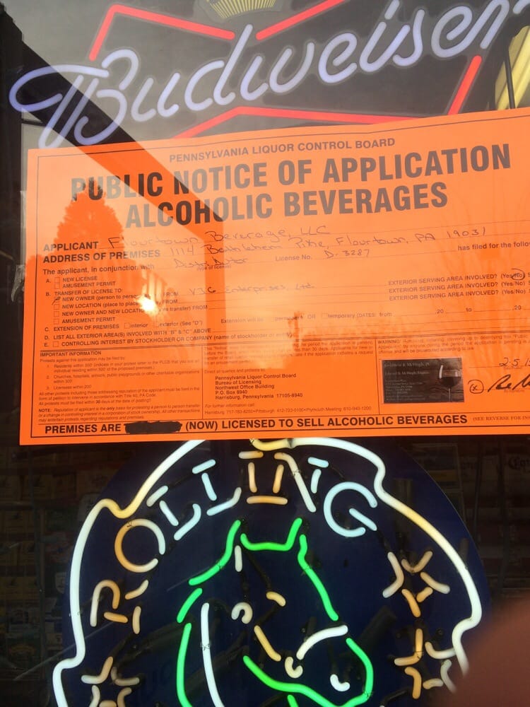 FLOURTOWN BEVERAGE Updated August 2024 1114 Bethlehem Pike, Flourtown, Pennsylvania Beer