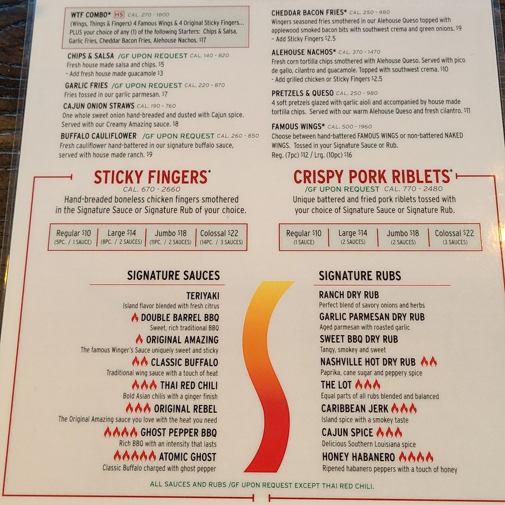 WINGERS Restaurant - Menu - part 2 - Chicken Wings Near Me - Orem, Utah WINGERS Restaurant - Menu - part 2 - Chicken Wings Near Me - Orem, Utah