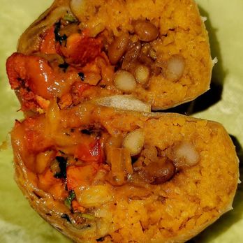 23rd Street Cafe - Chicken Tikka Burrito Exposed $11.99 (10/07/23). @23rdStreetCafeLA #LosAngeles #IndianFood #MexicanFood #Burrito #FoodPorn - Indian Near Me - Los Angeles, California