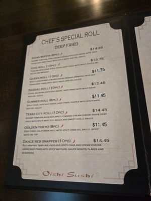 Menu photo 5 Oishi Sushi Conroe, TX